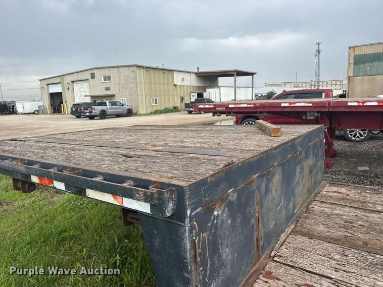 image for item EW4936 1995 Trail King TK70ES-483 drop deck equipment trailer
