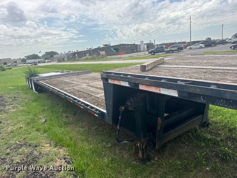 image for item EW4936 1995 Trail King TK70ES-483 drop deck equipment trailer