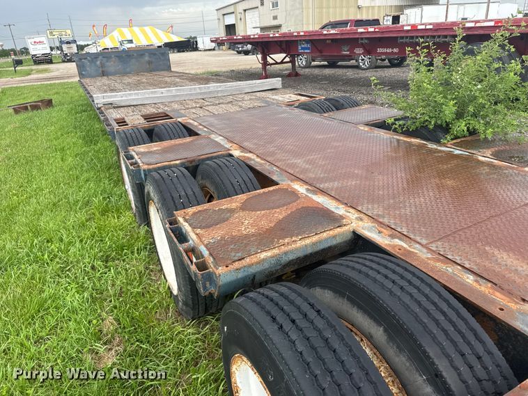 image for item EW4936 1995 Trail King TK70ES-483 drop deck equipment trailer