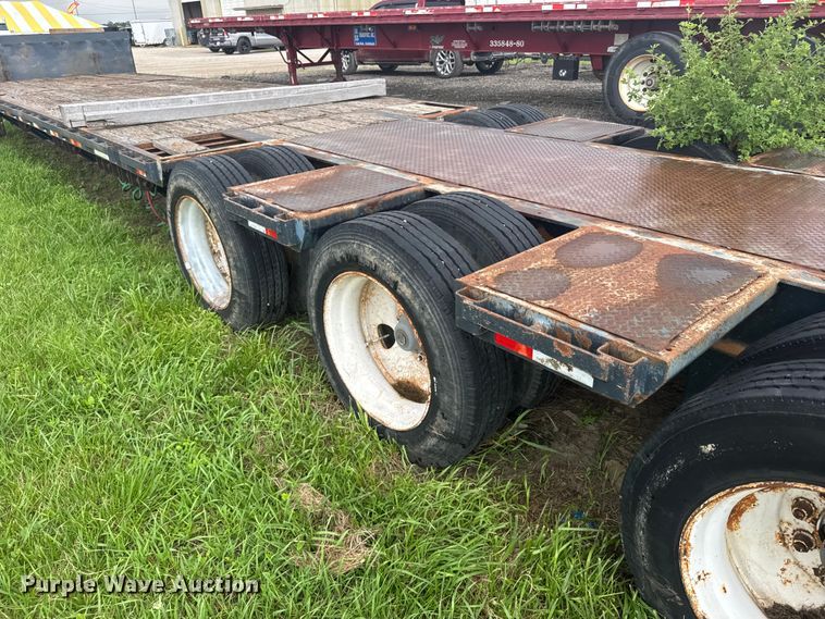 image for item EW4936 1995 Trail King TK70ES-483 drop deck equipment trailer