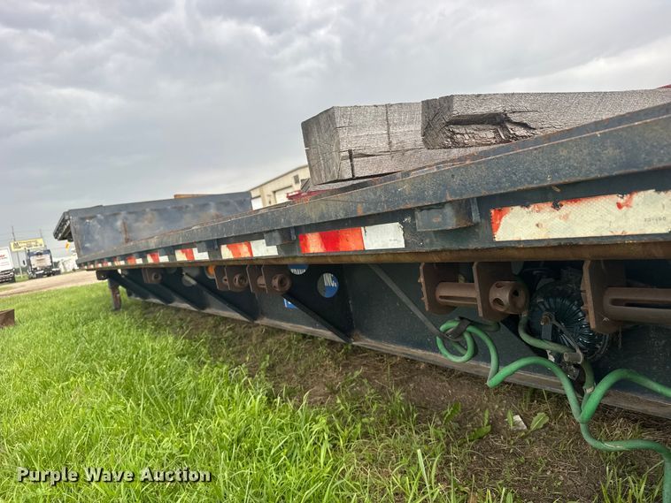 image for item EW4936 1995 Trail King TK70ES-483 drop deck equipment trailer