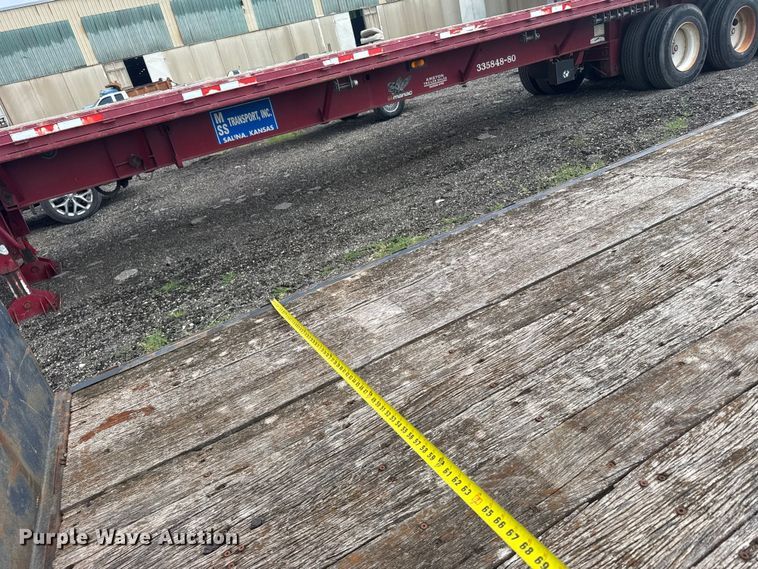 image for item EW4936 1995 Trail King TK70ES-483 drop deck equipment trailer