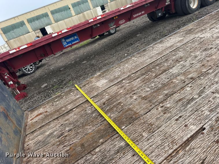 image for item EW4936 1995 Trail King TK70ES-483 drop deck equipment trailer