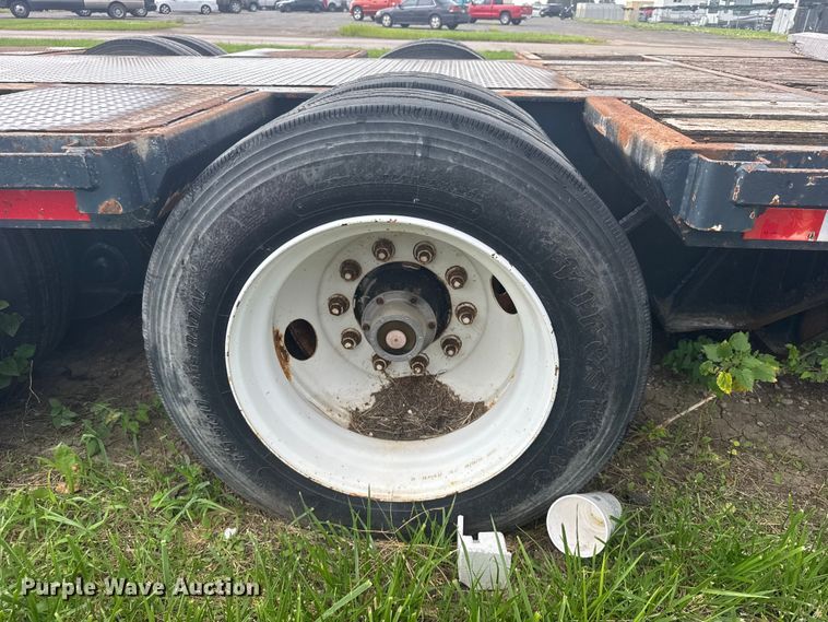 image for item EW4936 1995 Trail King TK70ES-483 drop deck equipment trailer