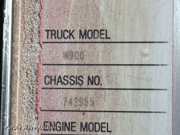 image for item FB6820 1997 Kenworth W900B semi truck