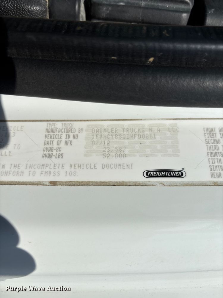 image for item FC1737 2013 Freightliner Business Class M2 roll-off container truck