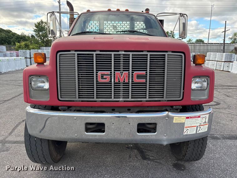 image for item FC2405 2001 GMC C7500 flatbed truck