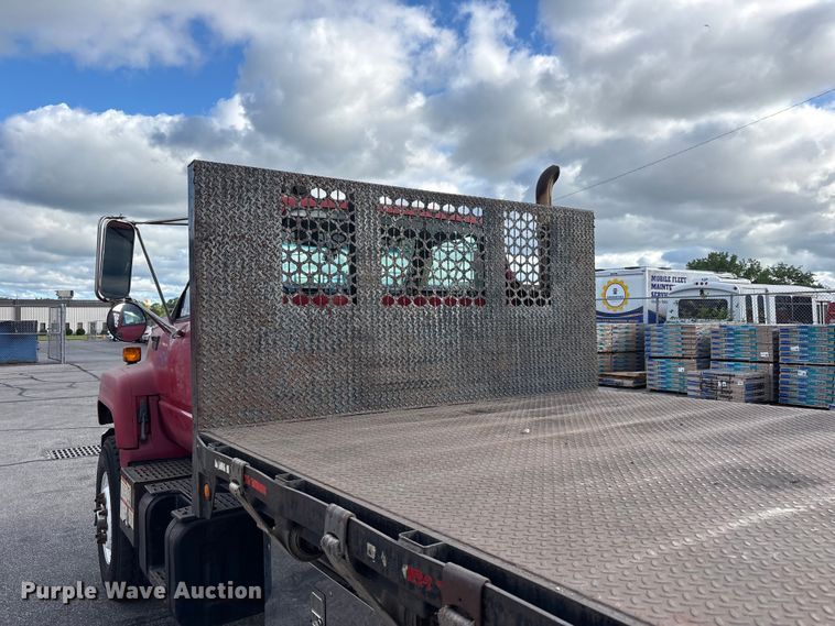 image for item FC2405 2001 GMC C7500 flatbed truck
