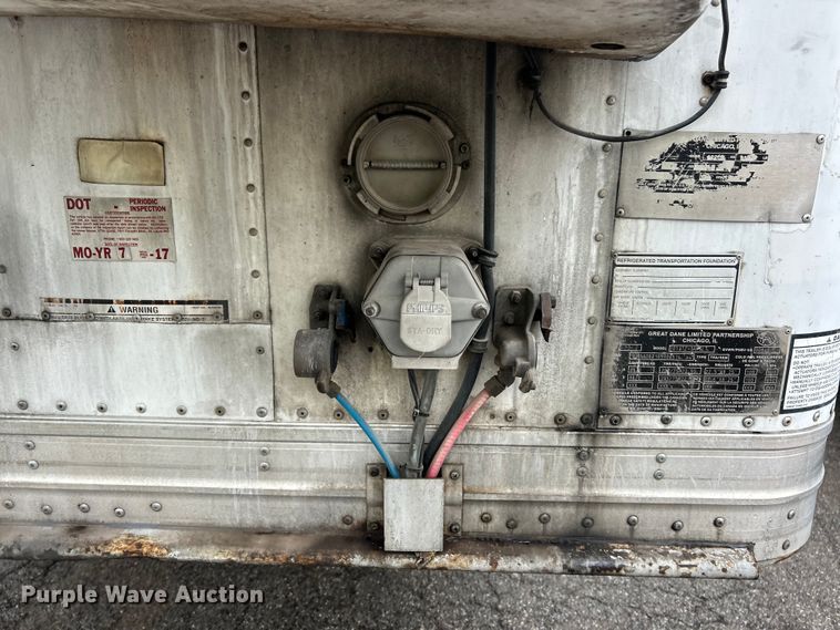 image for item FC2829 2008 Great Dane  7011TZ-1ASLT refrigerated van trailer