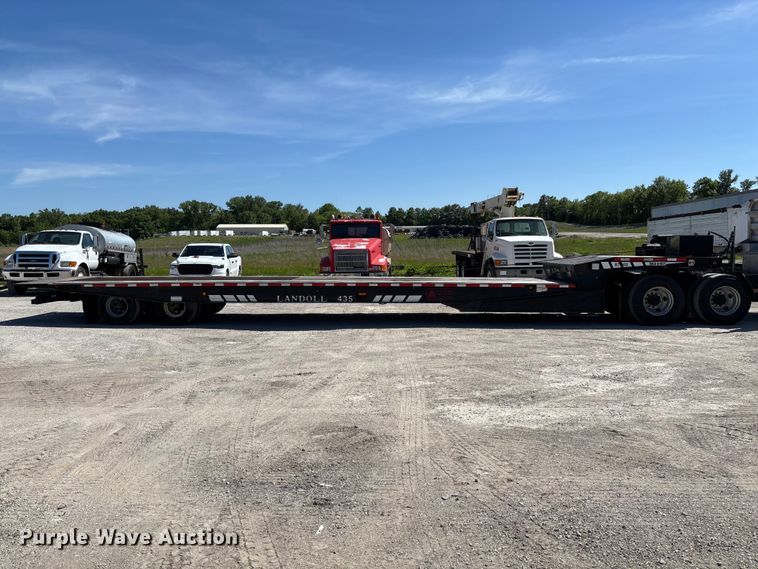 image for item FC5756 2006 Landoll 435 drop tilt deck equipment trailer