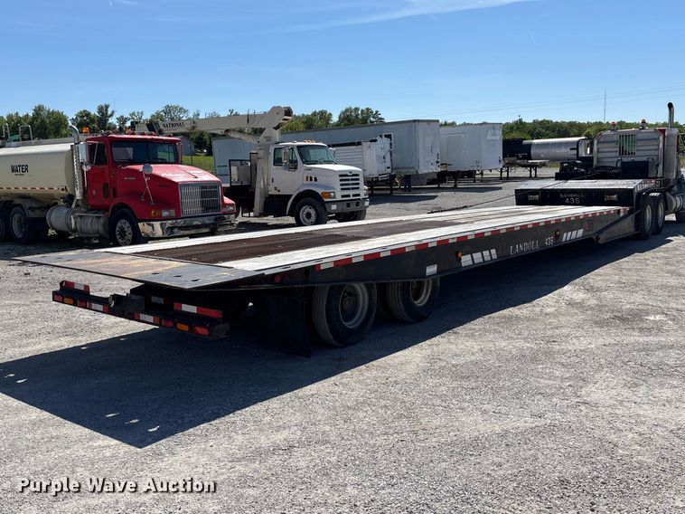 image for item FC5756 2006 Landoll 435 drop tilt deck equipment trailer