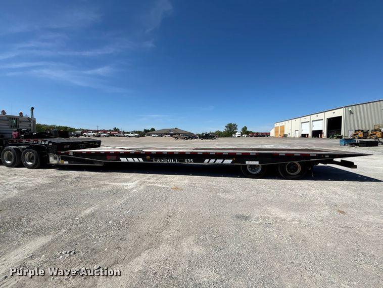 image for item FC5756 2006 Landoll 435 drop tilt deck equipment trailer