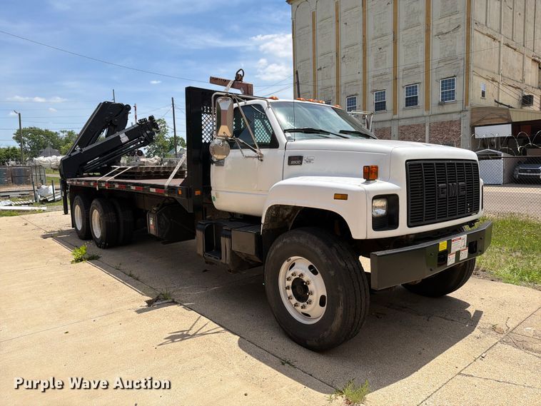 image for item FI1003 2000 GMC C8500 crane truck