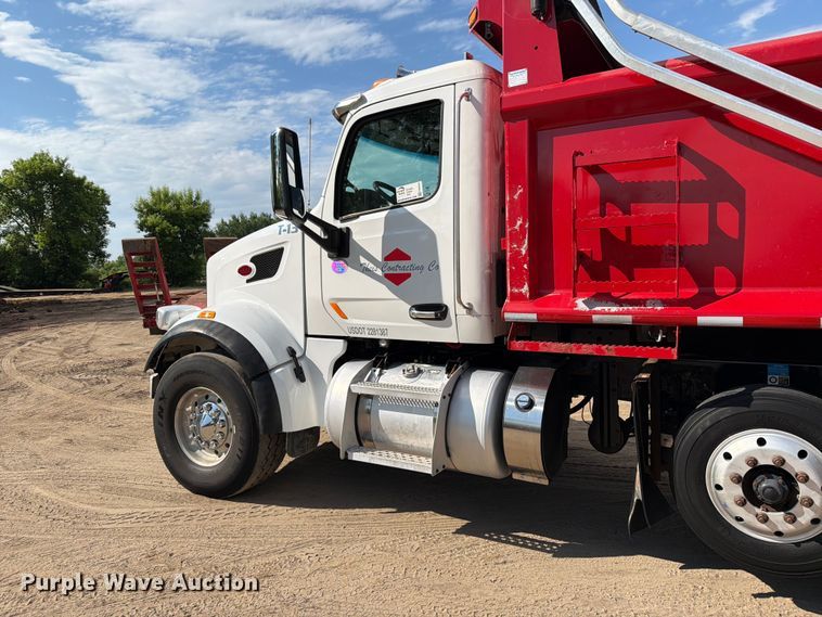 image for item FK0244 2020 Peterbilt 567 dump truck