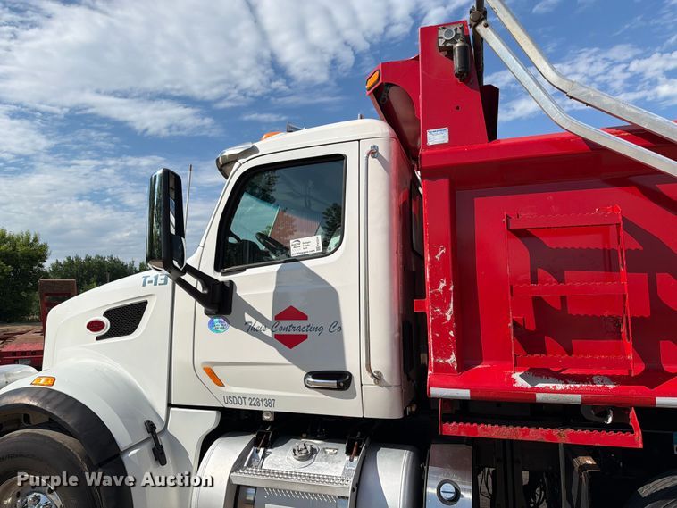 image for item FK0244 2020 Peterbilt 567 dump truck