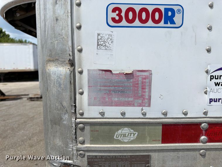 image for item FK3148 2013 Utility refrigerated van trailer