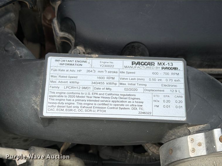image for item FK4030 2021 Peterbilt 567 dump truck