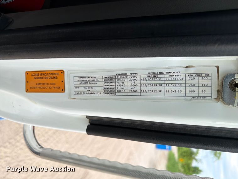 image for item FK4030 2021 Peterbilt 567 dump truck