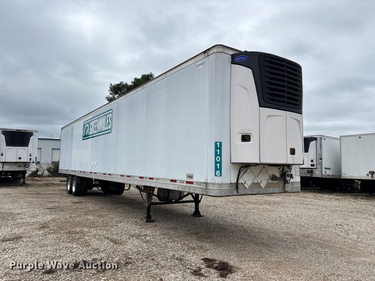 image for item OJ9103 2008 Wabash refrigerated van trailer