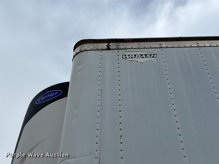 image for item OJ9103 2008 Wabash refrigerated van trailer