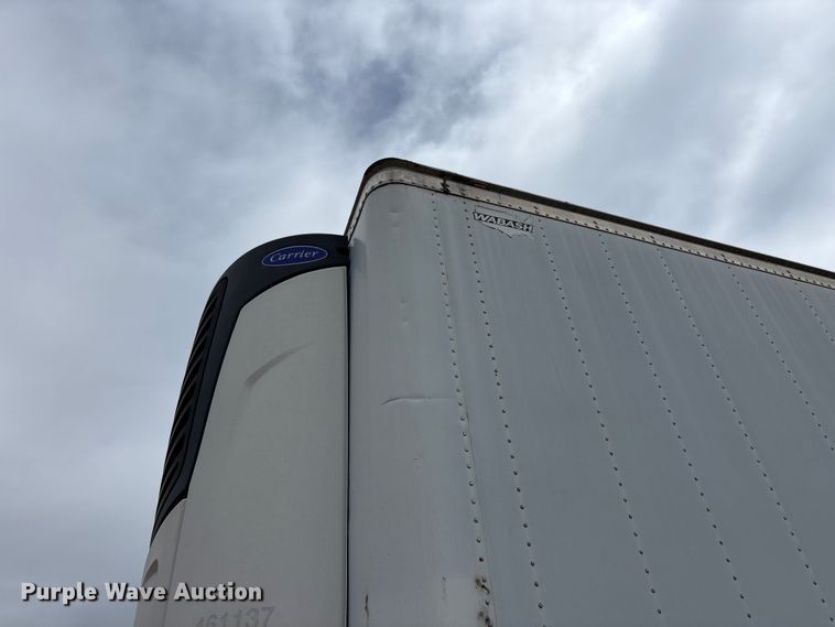 image for item OJ9103 2008 Wabash refrigerated van trailer