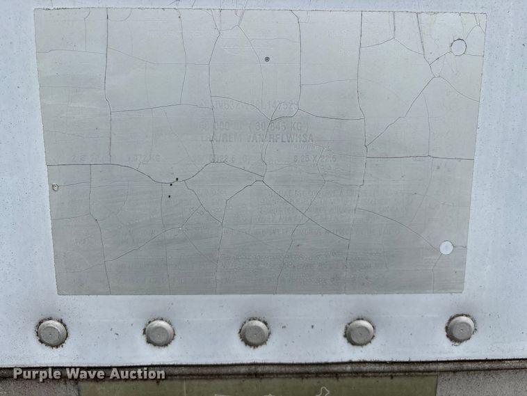 image for item OJ9103 2008 Wabash refrigerated van trailer