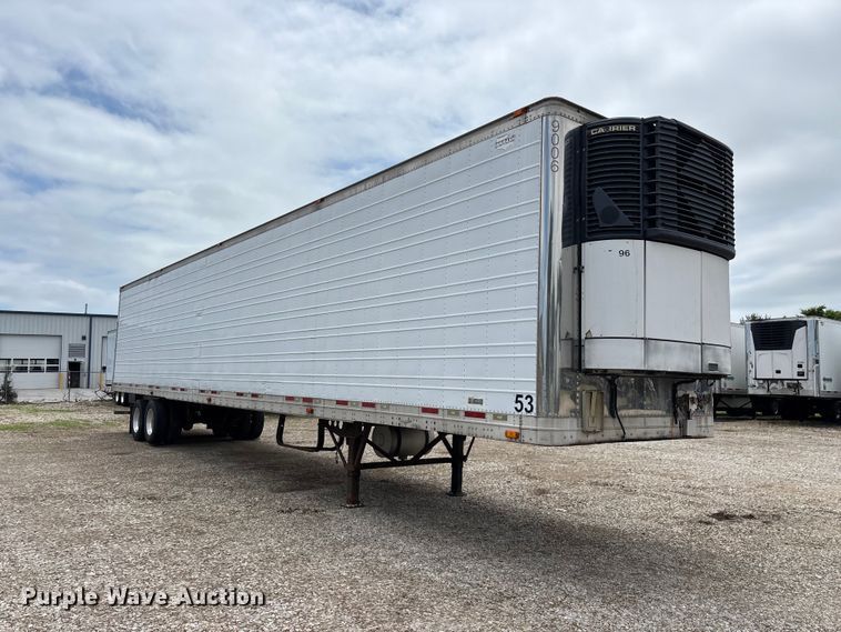 image for item OJ9104 2009 Wabash refrigerated van trailer