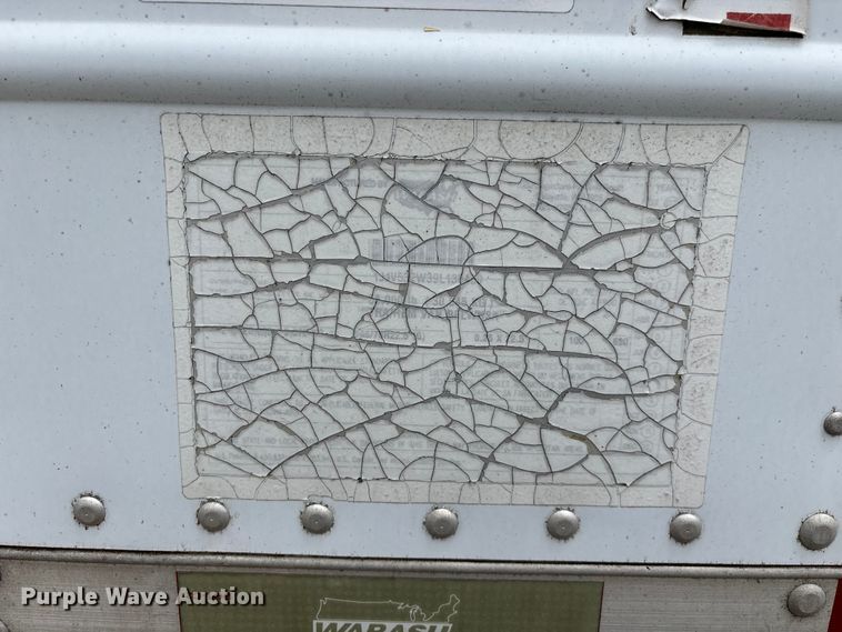image for item OJ9104 2009 Wabash refrigerated van trailer