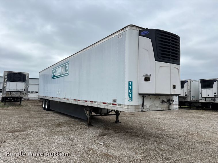 image for item OJ9108 2008 Wabash refrigerated van trailer