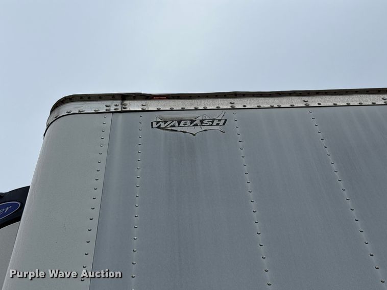 image for item OJ9108 2008 Wabash refrigerated van trailer
