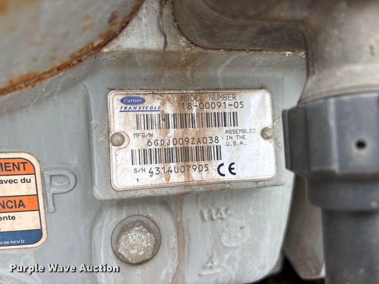 image for item OJ9108 2008 Wabash refrigerated van trailer