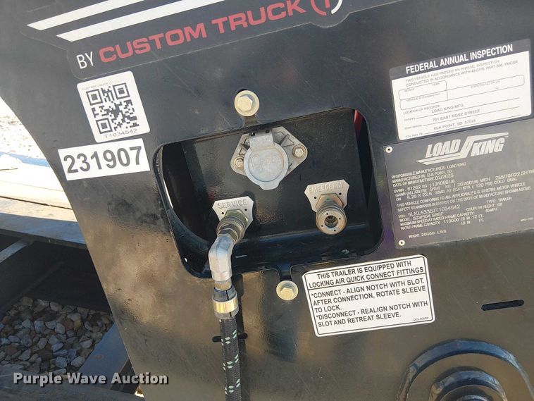 image for item YA1600 2026 Load King  503/554 SSSF lowboy equipment trailer