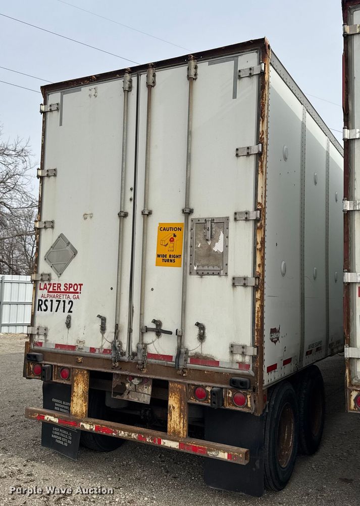 image for item YA2185 1995 Wabash  dry van trailer