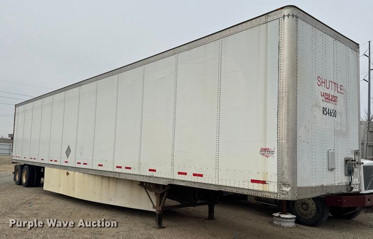 image for item YA2206 2009 Wabash Wabash National Corporation dry van trailer