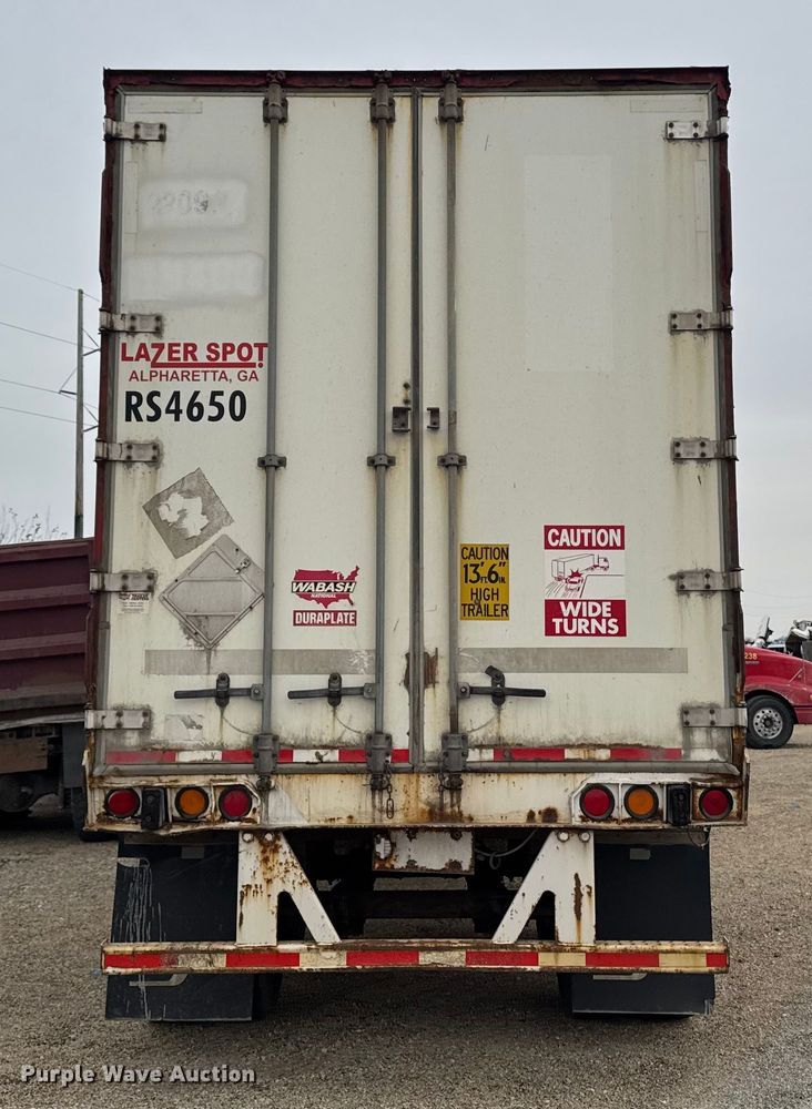 image for item YA2206 2009 Wabash Wabash National Corporation dry van trailer