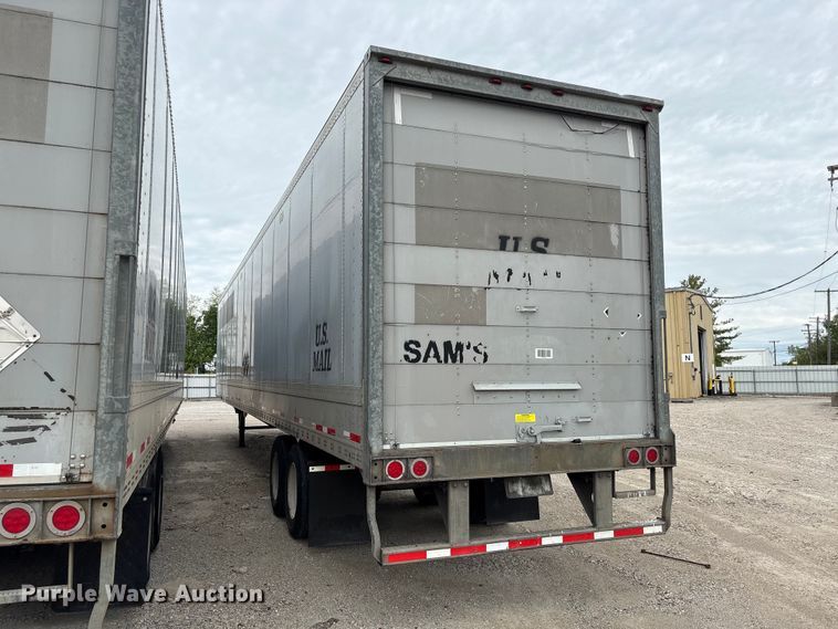 image for item YA2438 2014 Wabash 53' Van Trailer