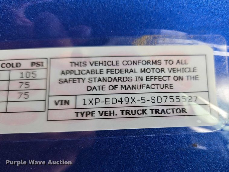 image for item YA2870 2025 Peterbilt 589 semi truck