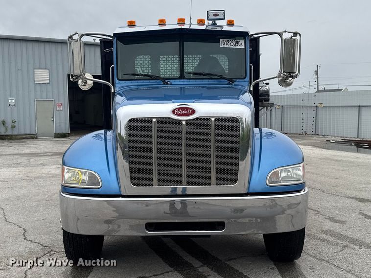 image for item YA3379 2012 Peterbilt 337 flatbed truck