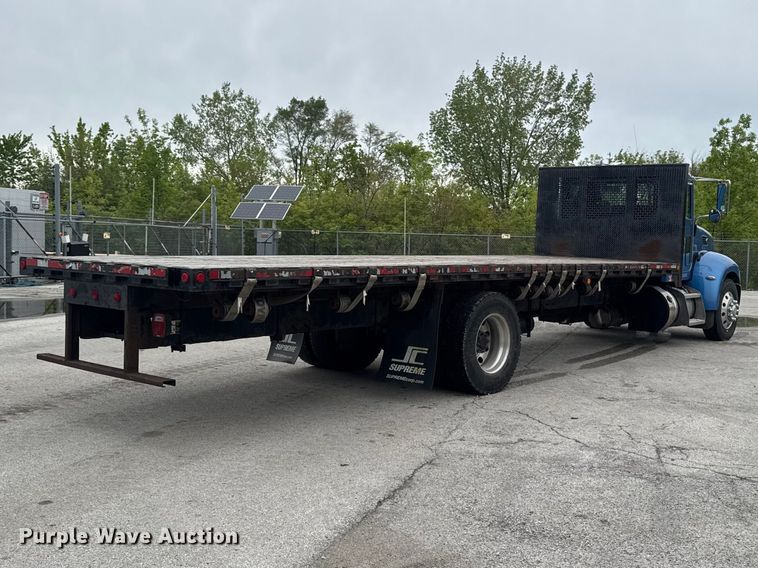 image for item YA3379 2012 Peterbilt 337 flatbed truck