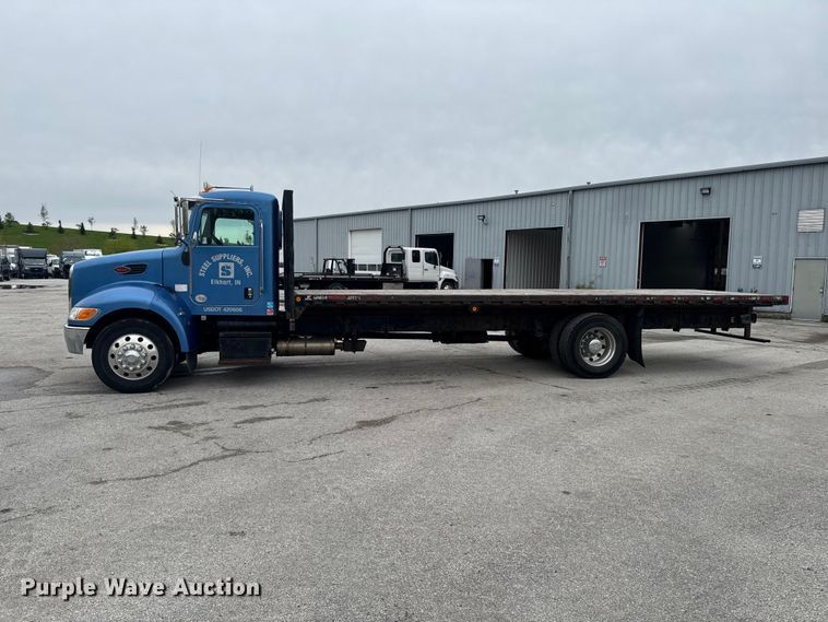 image for item YA3379 2012 Peterbilt 337 flatbed truck