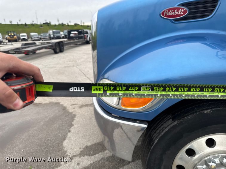 image for item YA3379 2012 Peterbilt 337 flatbed truck