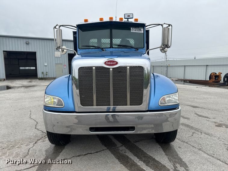 image for item YA3379 2012 Peterbilt 337 flatbed truck