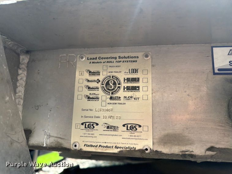 image for item YA3639 2024 Extreme Trailers side curtain trailer