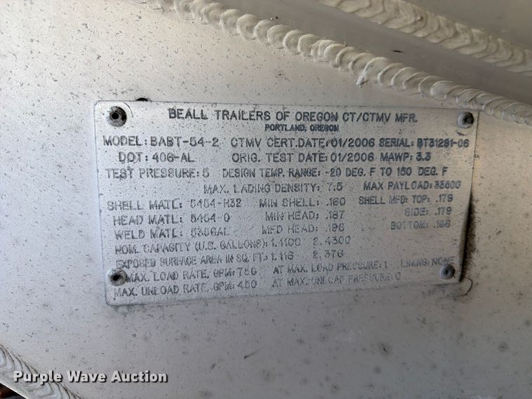 image for item YA3652 2017 Peterbilt 567 tank truck