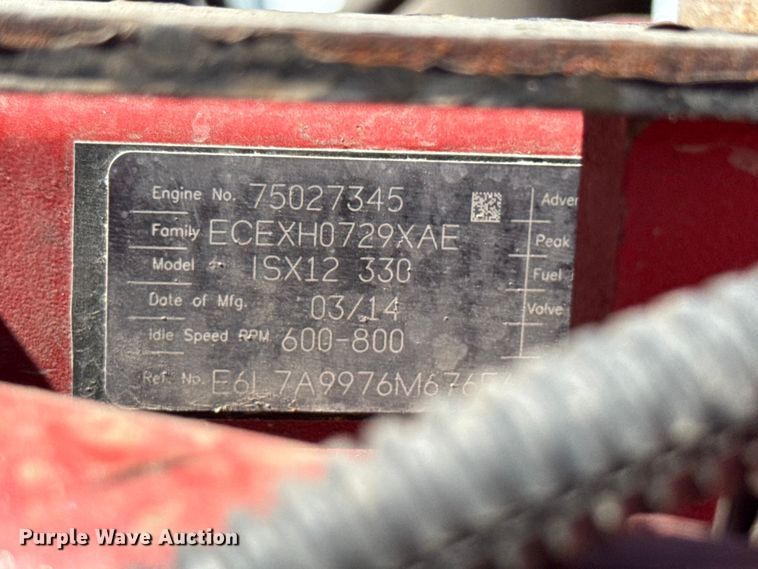image for item YA3740 2015 Kenworth T880 flatbed truck