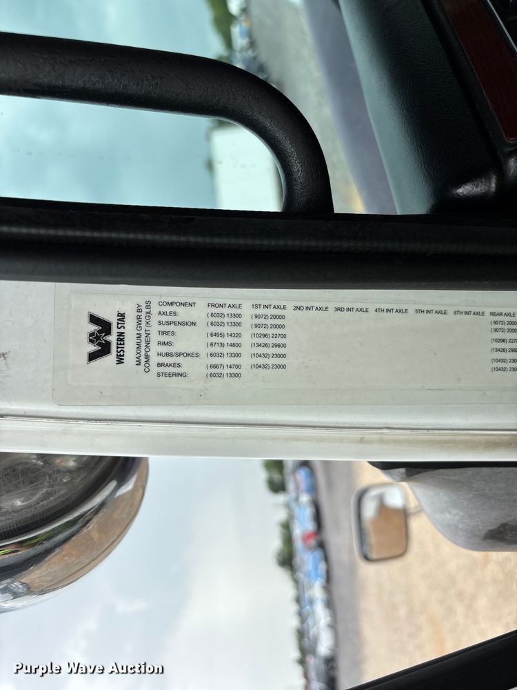 image for item YA3976 2019 Western Star 5700XE semi truck