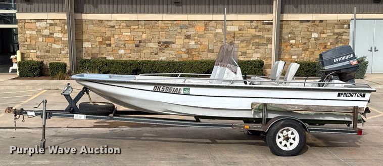 image for item DK3540 1991 Predator boat