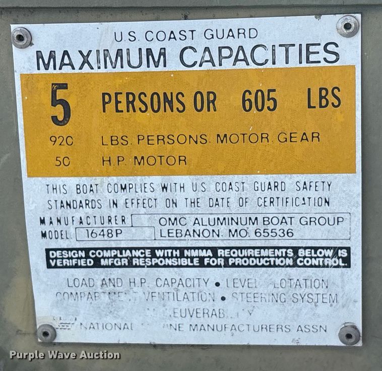 image for item EG8328 1994 Lowe boat