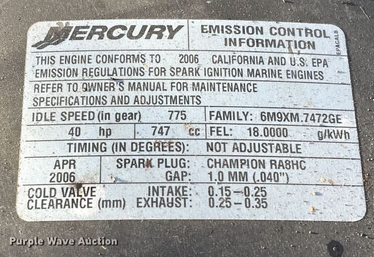 image for item EG8328 1994 Lowe boat