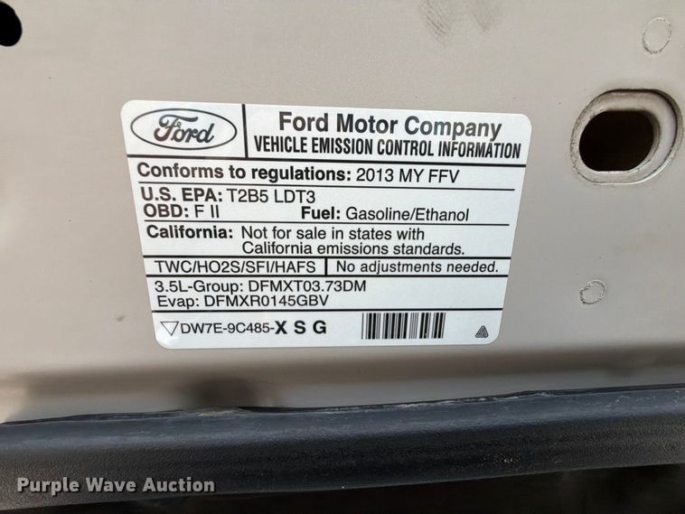 image for item EW0341 2013 Ford Explorer SUV
